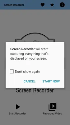 Screen Recorder android App screenshot 4